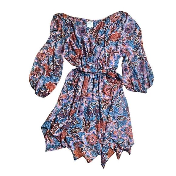 Misa Los Angeles Tara Mini Dress in Cerulean Small - Picture 3 of 11